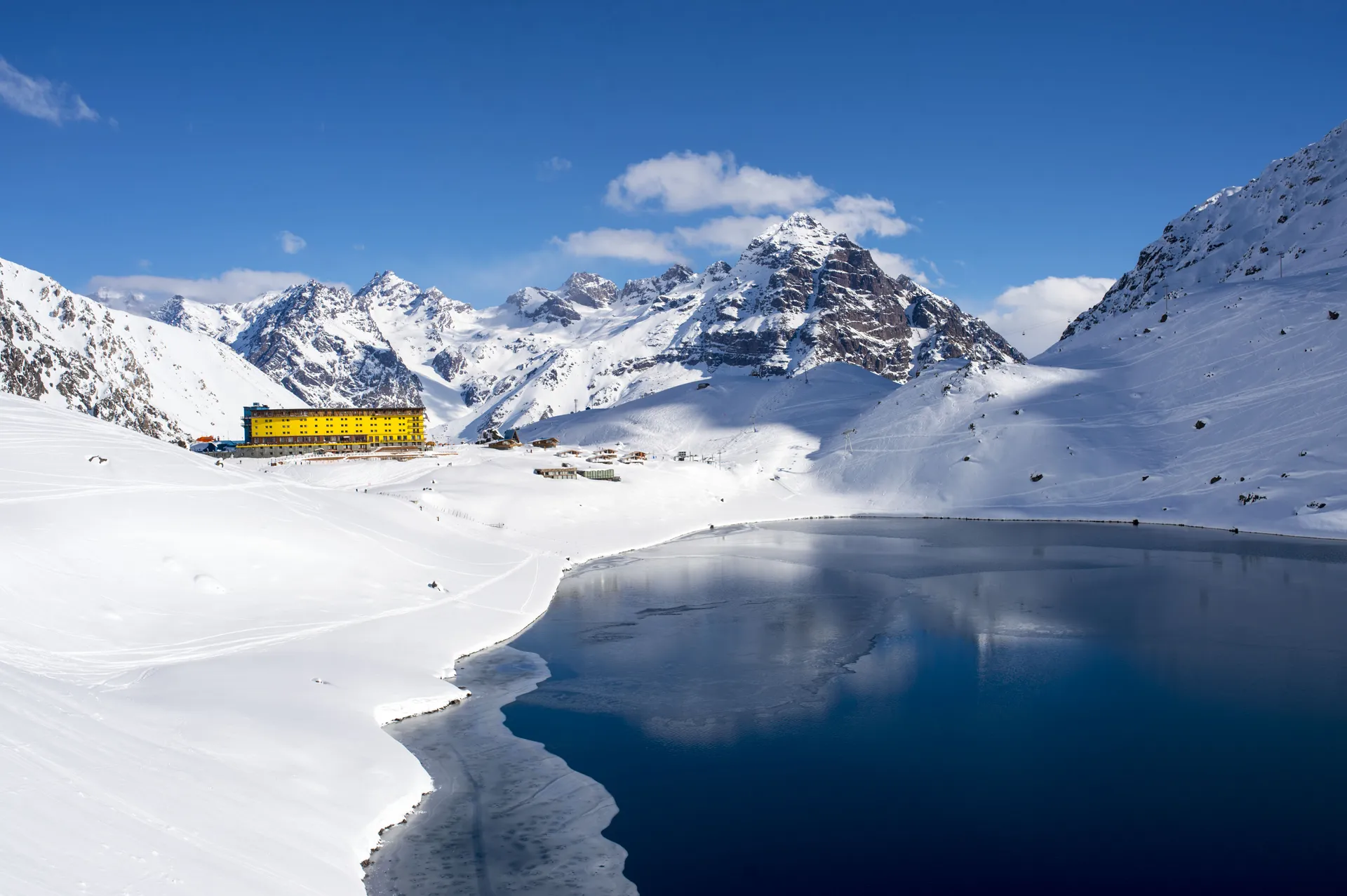 Portillo resort aerial view